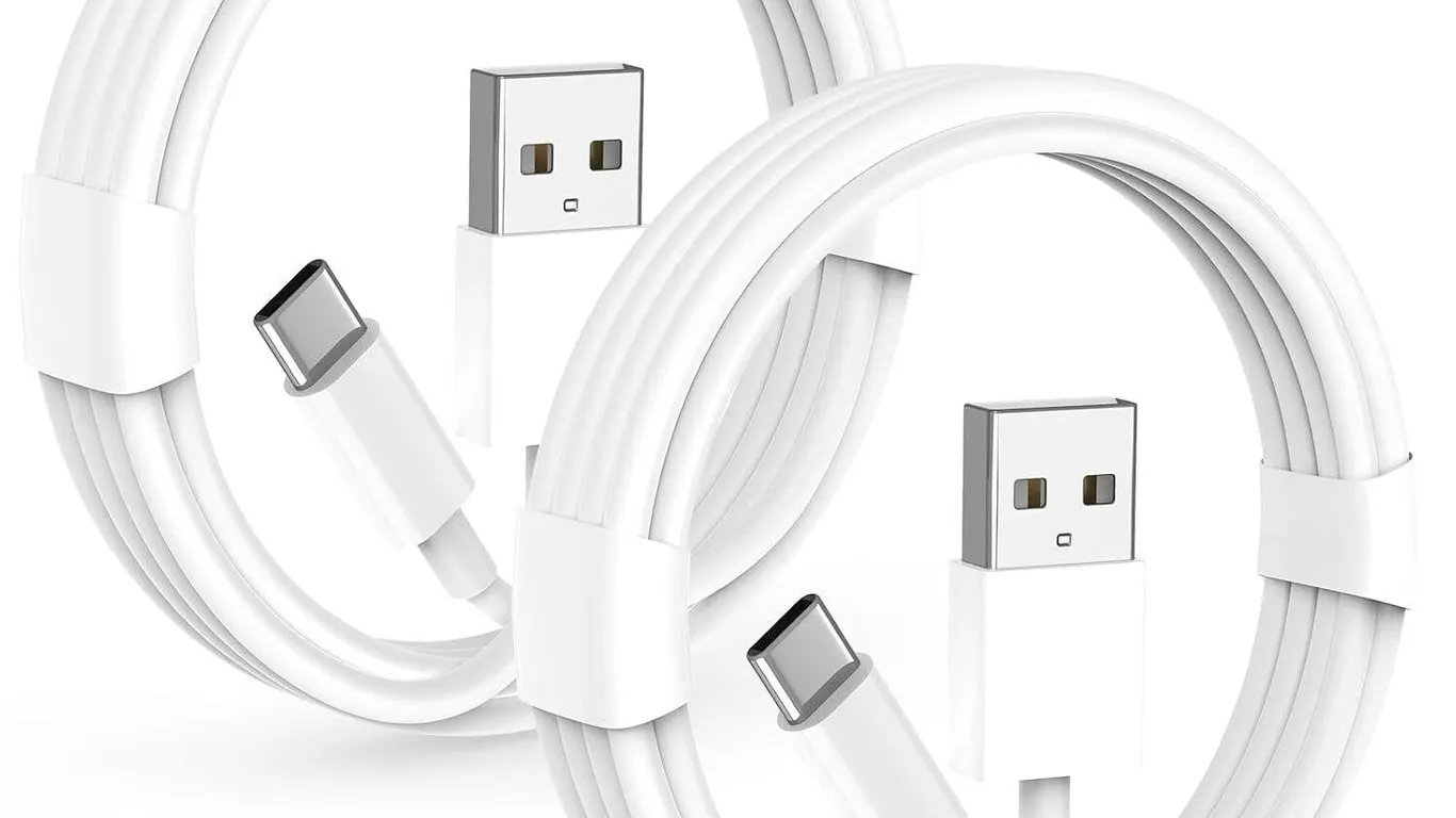 NEW 2PK 3FT USB-C Fast Charging Cord Apple/Android