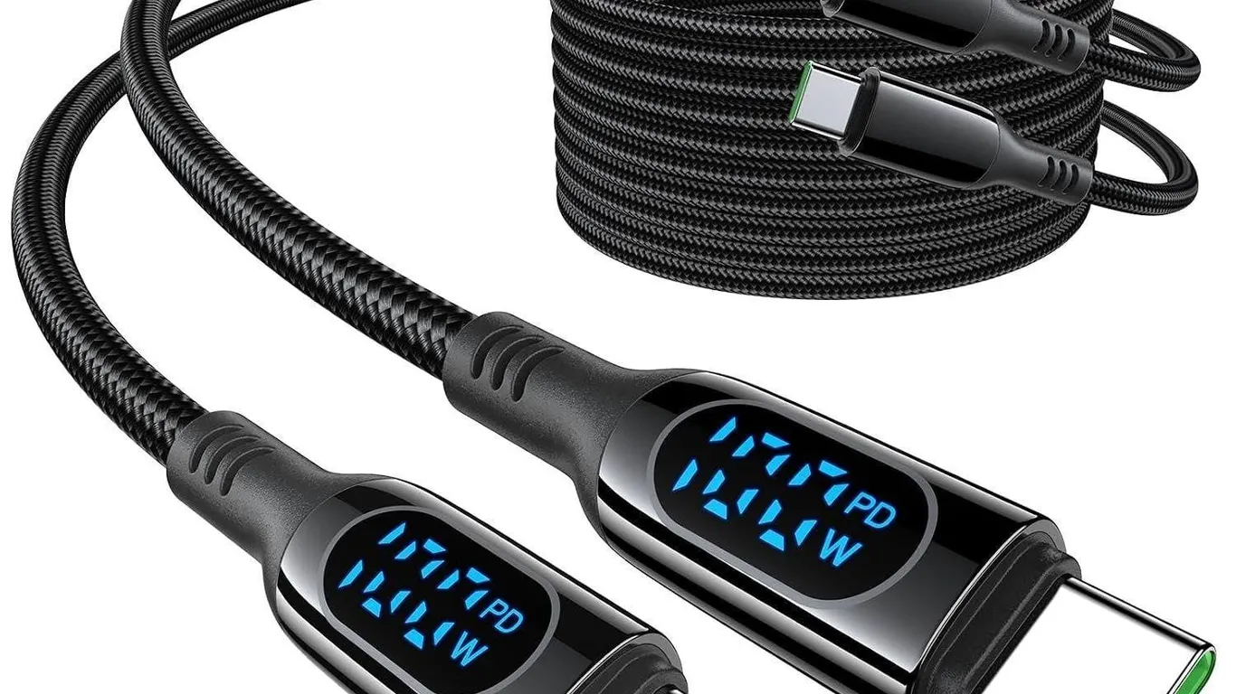 NEW 2PK 6.6FT Digital USB C to USB C Charger Cable