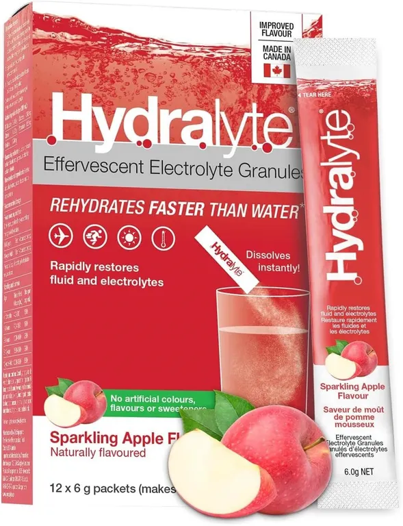 NEW 12PK Electrolyte Powder Sparkling Apple