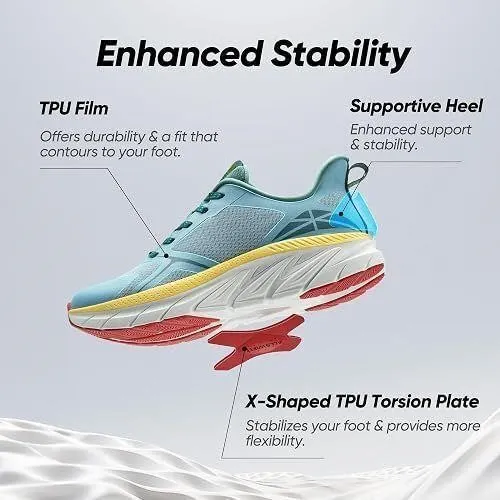 NEW $78 (15W) Men's Wide Comfy Running Shoes