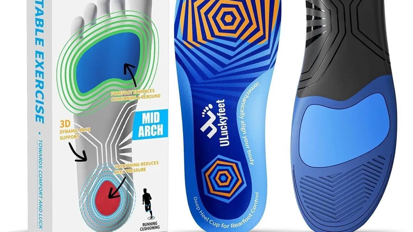 NEW $39 (C) Unisex Insole 3D Shock Absorption/Arch