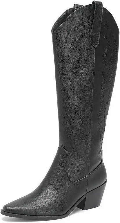 NEW $60 (6) Women Western Cowboy Boots Pointed Toe