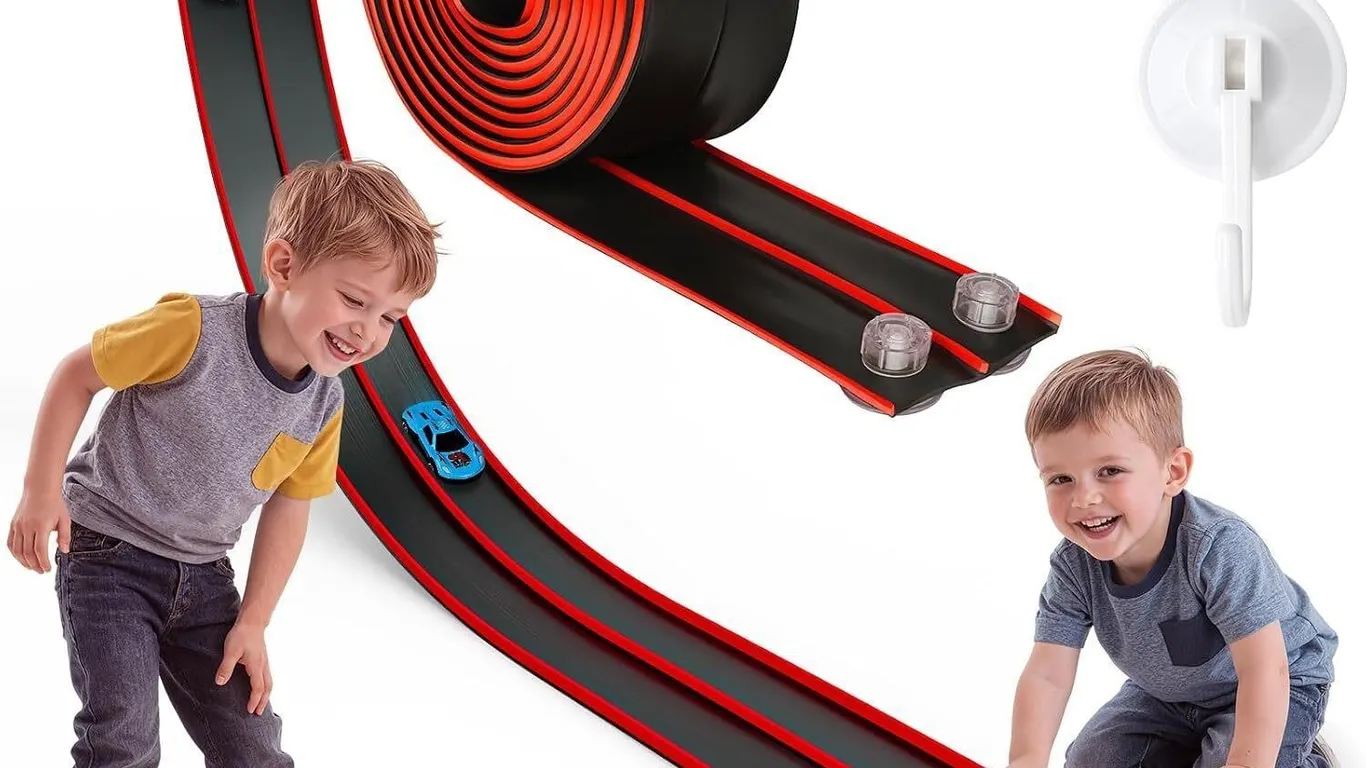 NEW $30 15FT Flexible Race Car Track-1/64 Scale