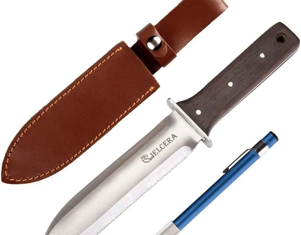 NEW $55 Hori Hori Garden Knife w/Diamond Tool