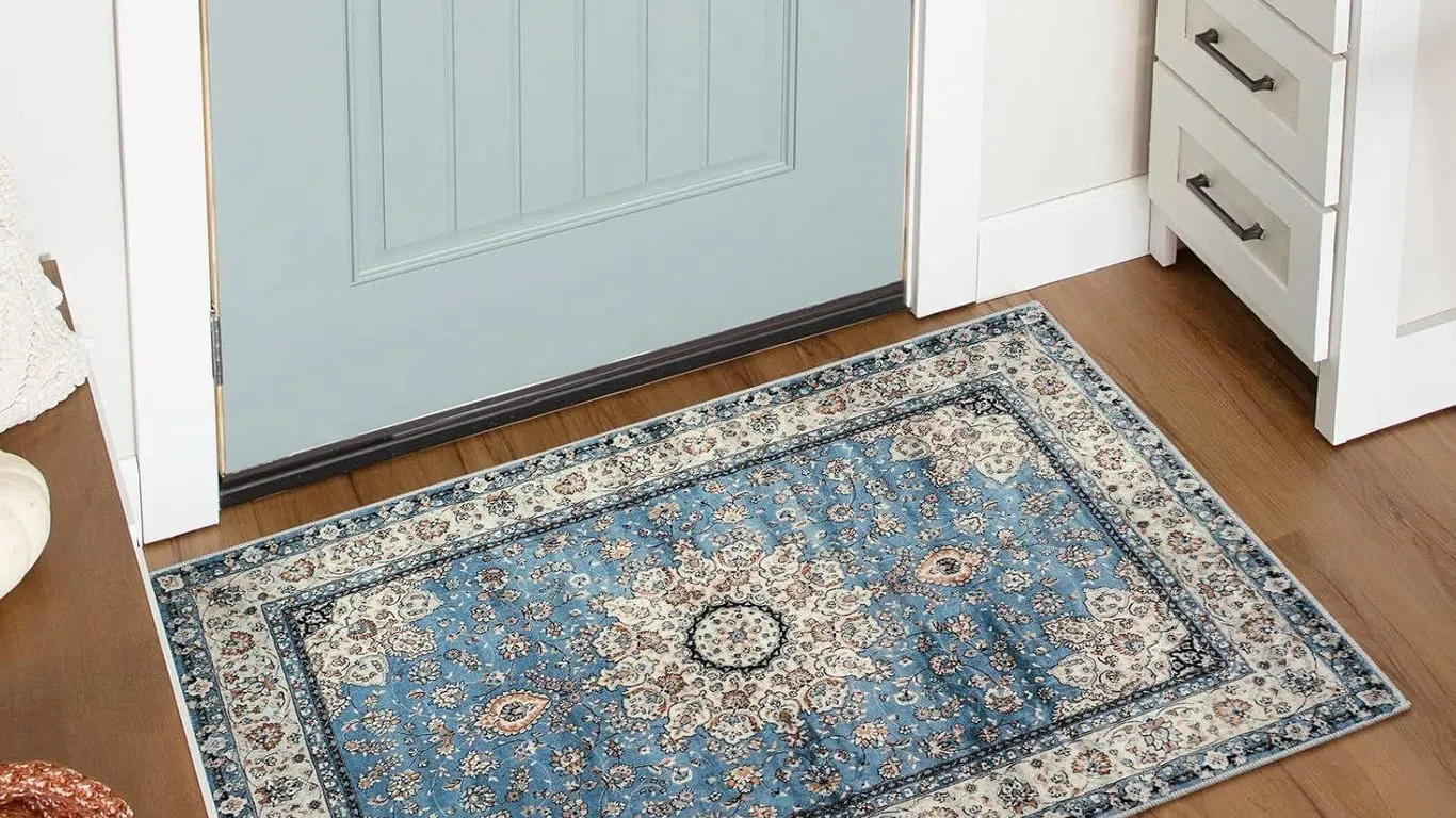 NEW $35 Oriental Floral Medallion Area Rug 2x3ft