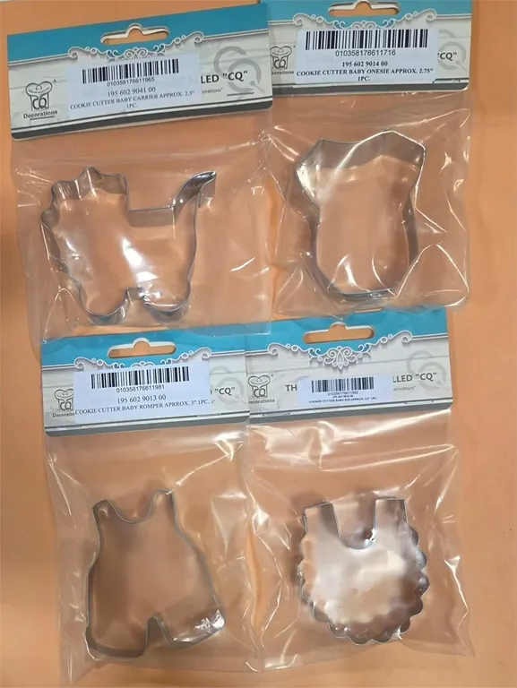 5 pk Baby Cookie Cutters