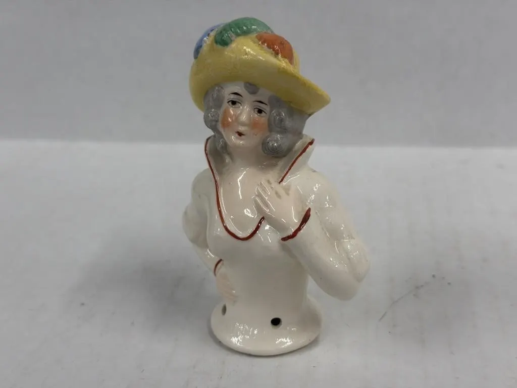 Porcelain "Half Doll" Figurine. 3�