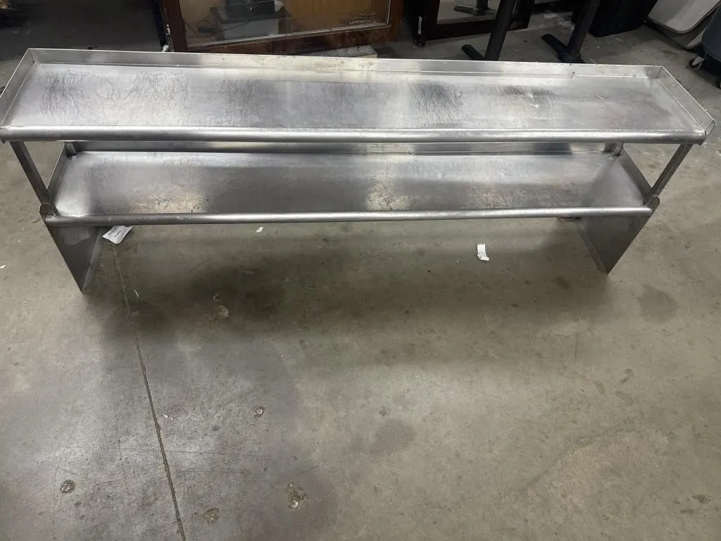 72"x26"x12" Double Tier Stainless Steel Storage