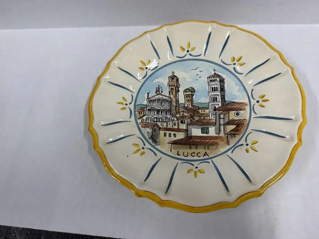 Hand Painted Ceramic Wall Plate