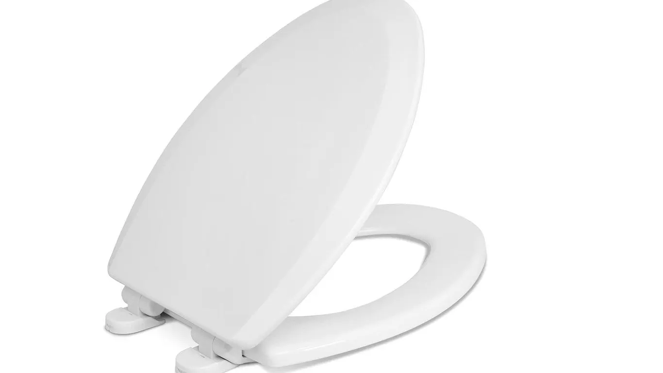 Centoco Elongated Slow Close Toilet Seat White