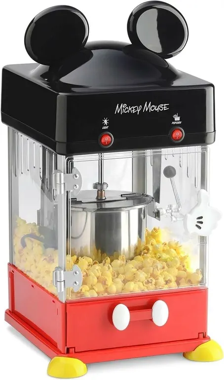 Disney Mickey Mouse Kettle Popcorn Popper 8 Cup