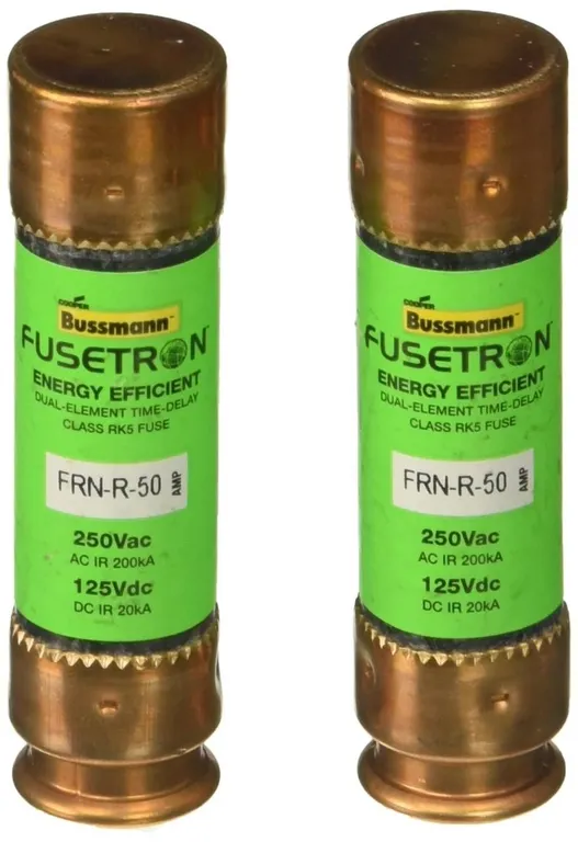 Bussmann FRN-R-50 Cartridge Fuse 250V 50A 2pk