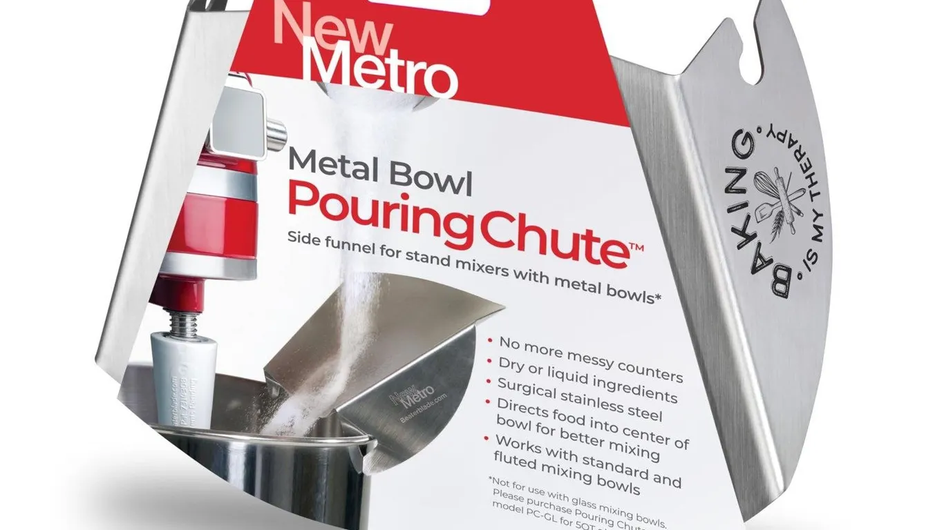 New Metro Design Pouring Chute For Metal Mixers