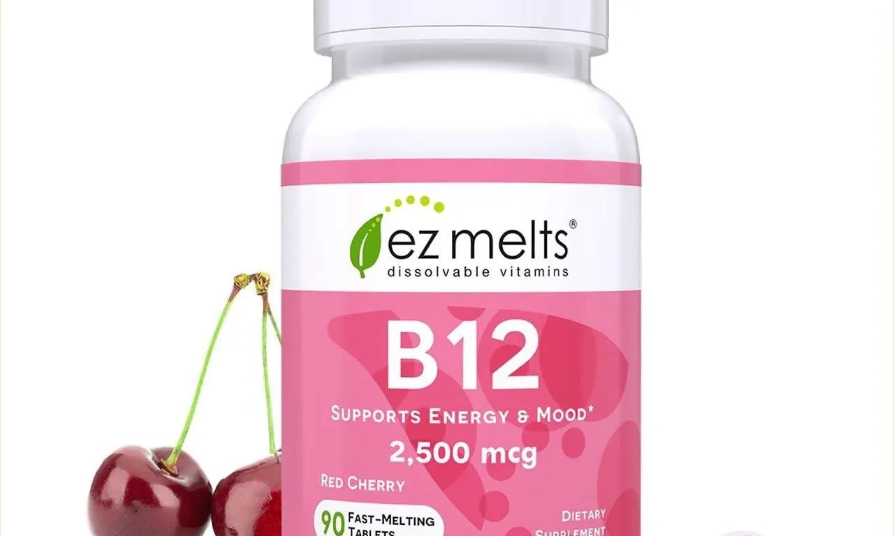 EZ Melts Vitamin B12 2500mcg 90ct Dissolvable