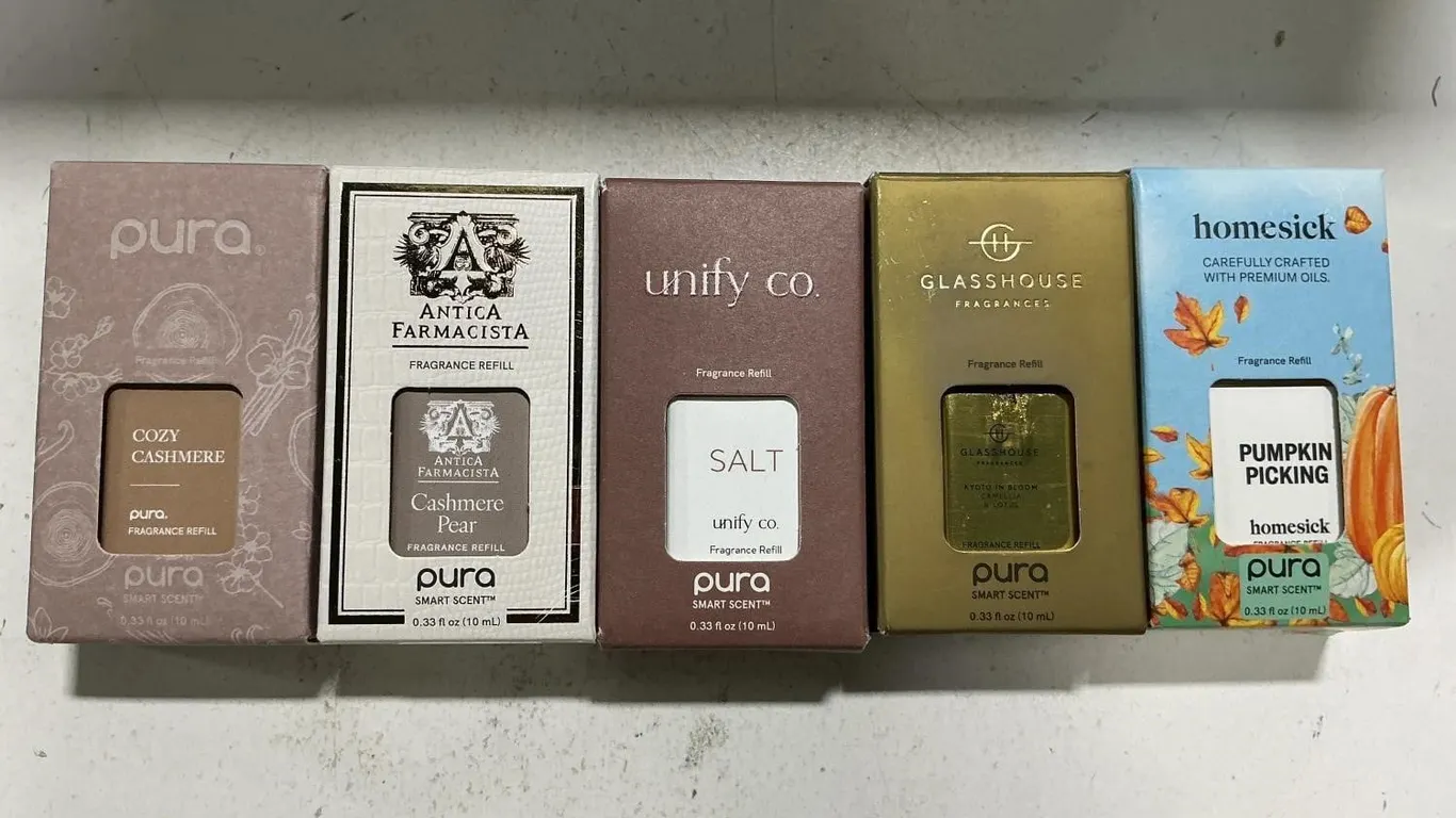 Mixed Lot Of Pura Antica Glasshouse Fragrances