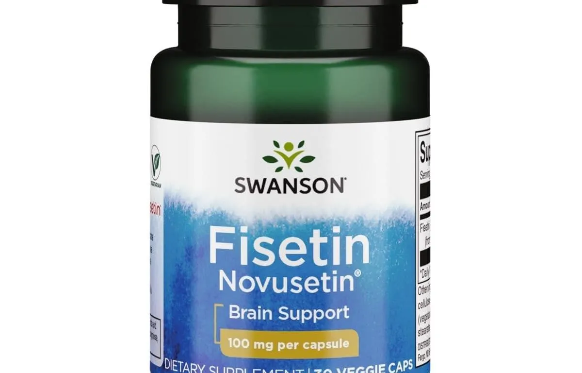 Swanson Fisetin Novusetin 100mg 30ct Capsules