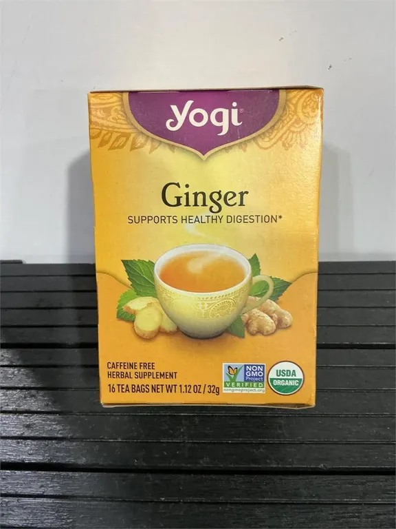 Yogi Ginger Herbal Supplement Tea 16 Bags