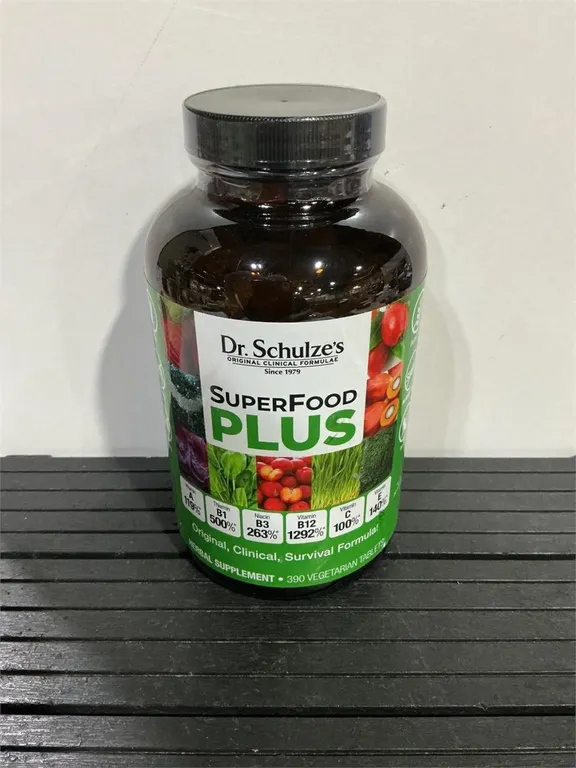 Dr. Schulze SuperFood Plus 390 Vegetarian Tablets
