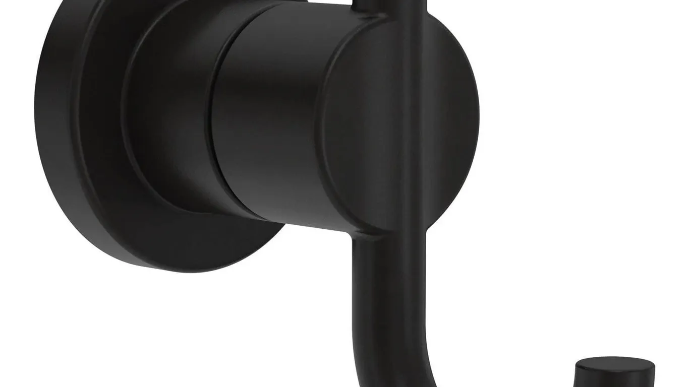 Delta Nicoli Double Towel Hook Matte Black