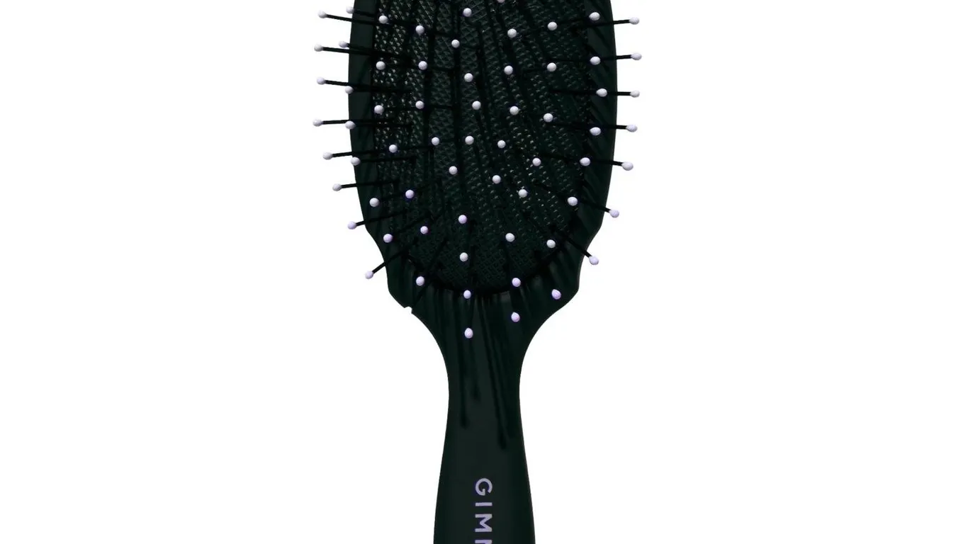Gimme Mini Travel Detangler Hair Brush Black
