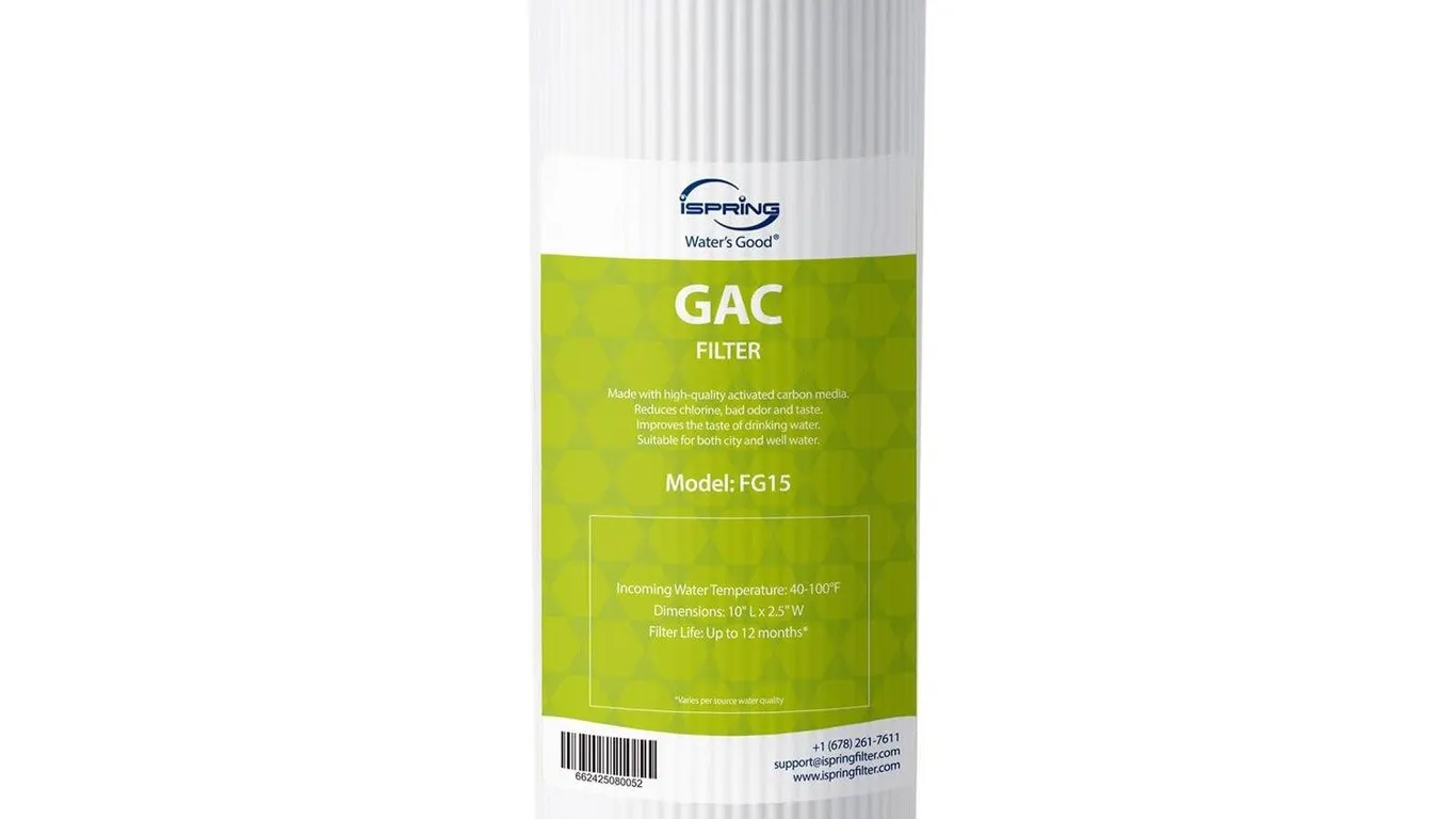 iSpring FG15 GAC 10x2.5 Water Filter Cartridge