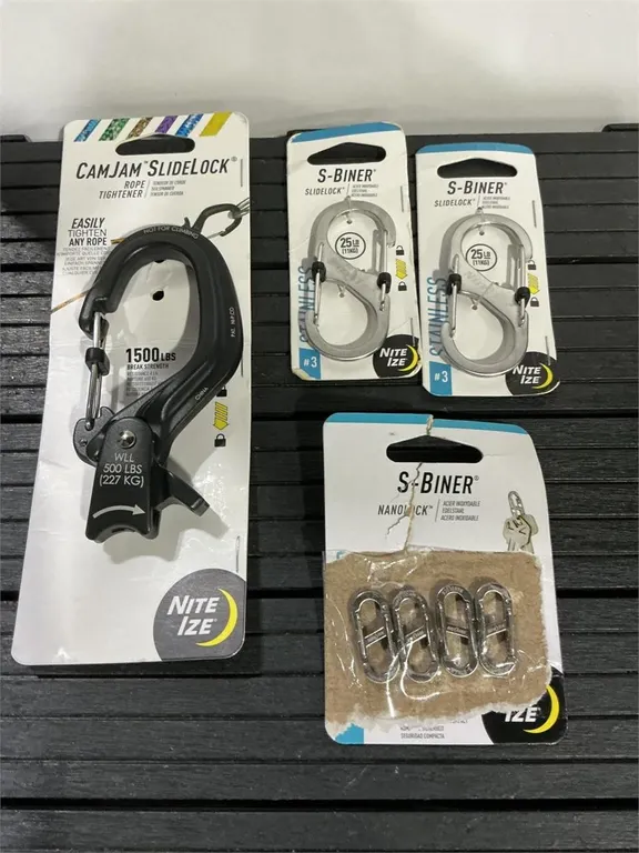 Nite Ize CamJam SlideLock and S-Biner Hardware Lot