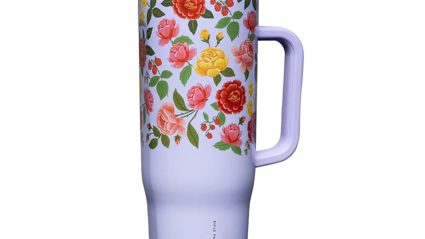 Corkcicle Rifle Paper Co. Cruiser Tumbler 40 oz
