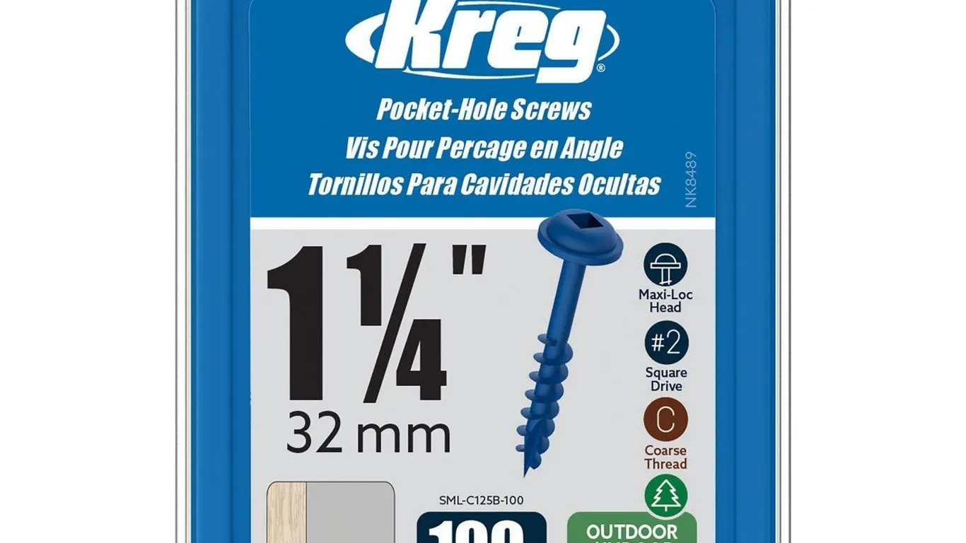 Kreg SML-C125B Pocket-Hole Screws 1-14 100ct