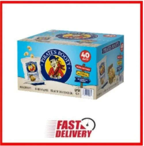 Pirates Booty Aged White Cheddar Puffs 0.5oz 40pk