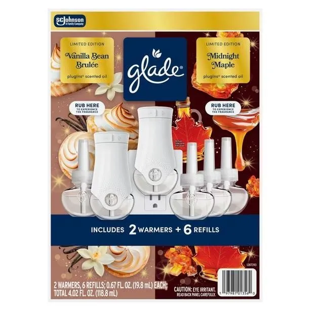 Glade Scented Oil Warmer and Refill Set