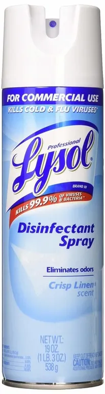 Lysol Disinfectant Spray Crisp Linen 19oz 3pk