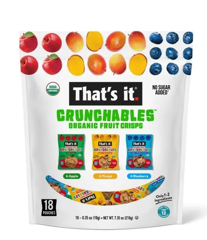 Thats It. Fruit Crunchables Variety Pack 18pk