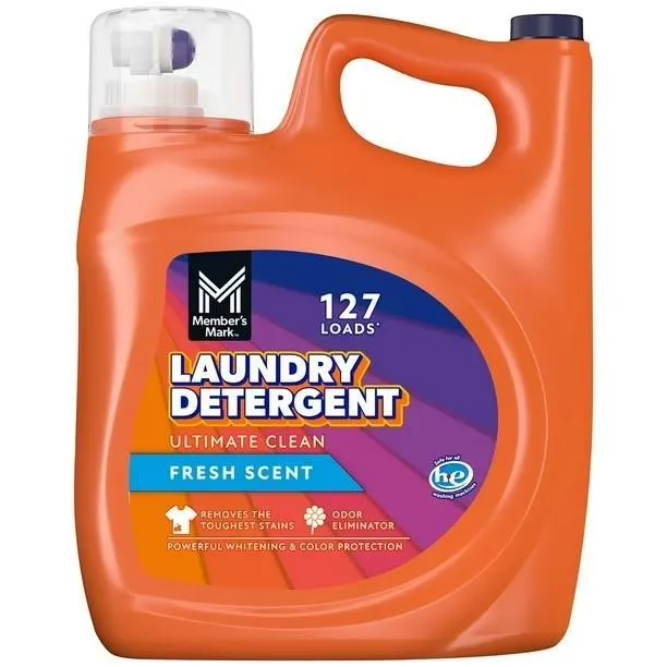 Liquid Laundry Detergent Fresh Scent 196 Fl Oz