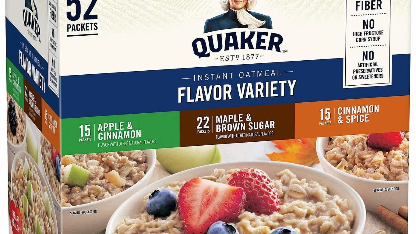 Quaker Instant Oatmeal Variety 78.8oz 52ct