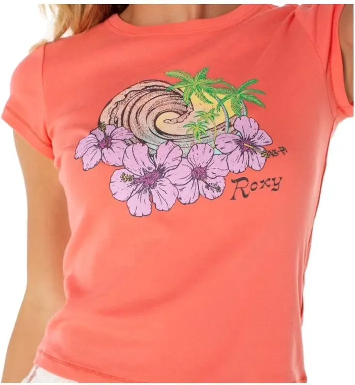 Roxy Womens Relaxed Boxy T-Shirt
