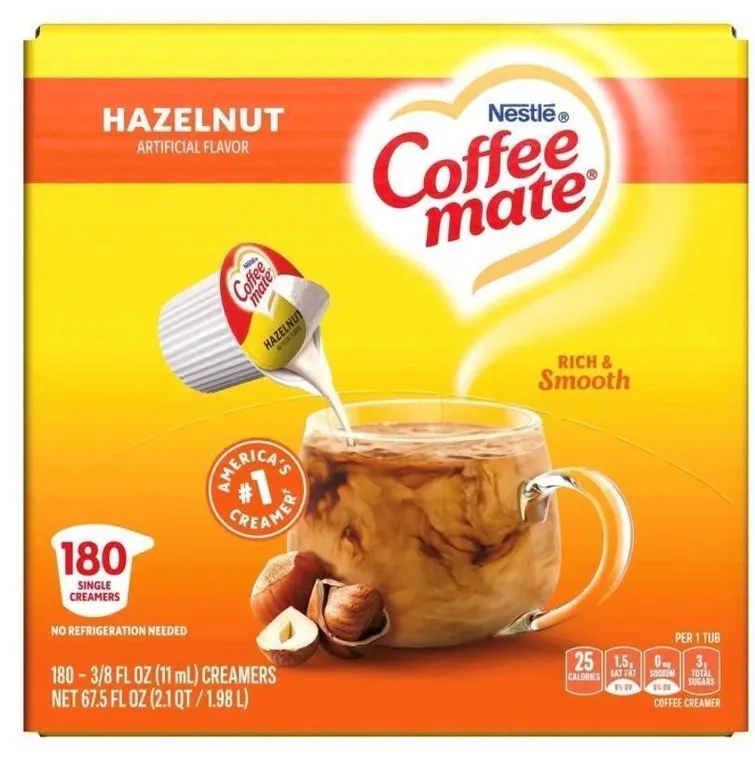 Nestle Coffee Mate Hazelnut Creamer 180ct