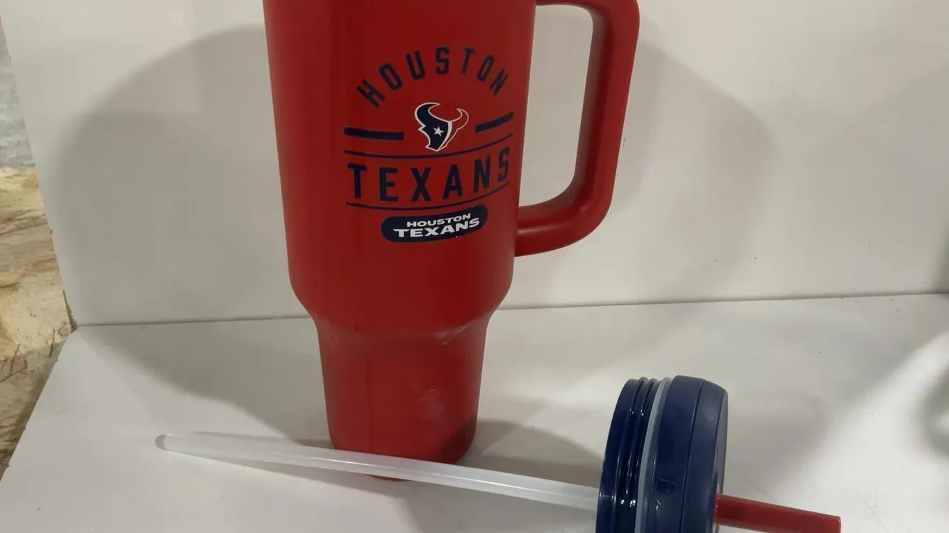 Houston Texans Red Insulated Travel Tumbler