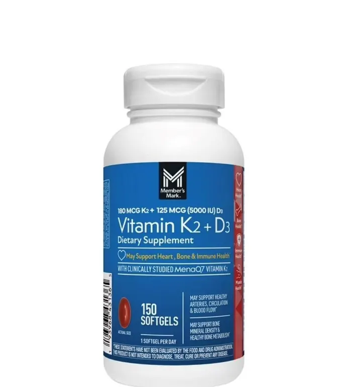Vitamin K2 D3 180mcg125mcg Softgels 150ct