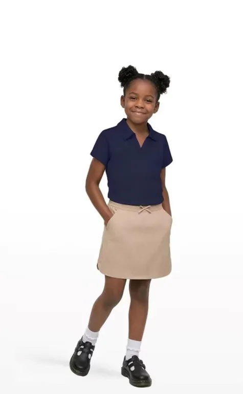 Nautica Girls Uniform Pleated Skirt Size 8