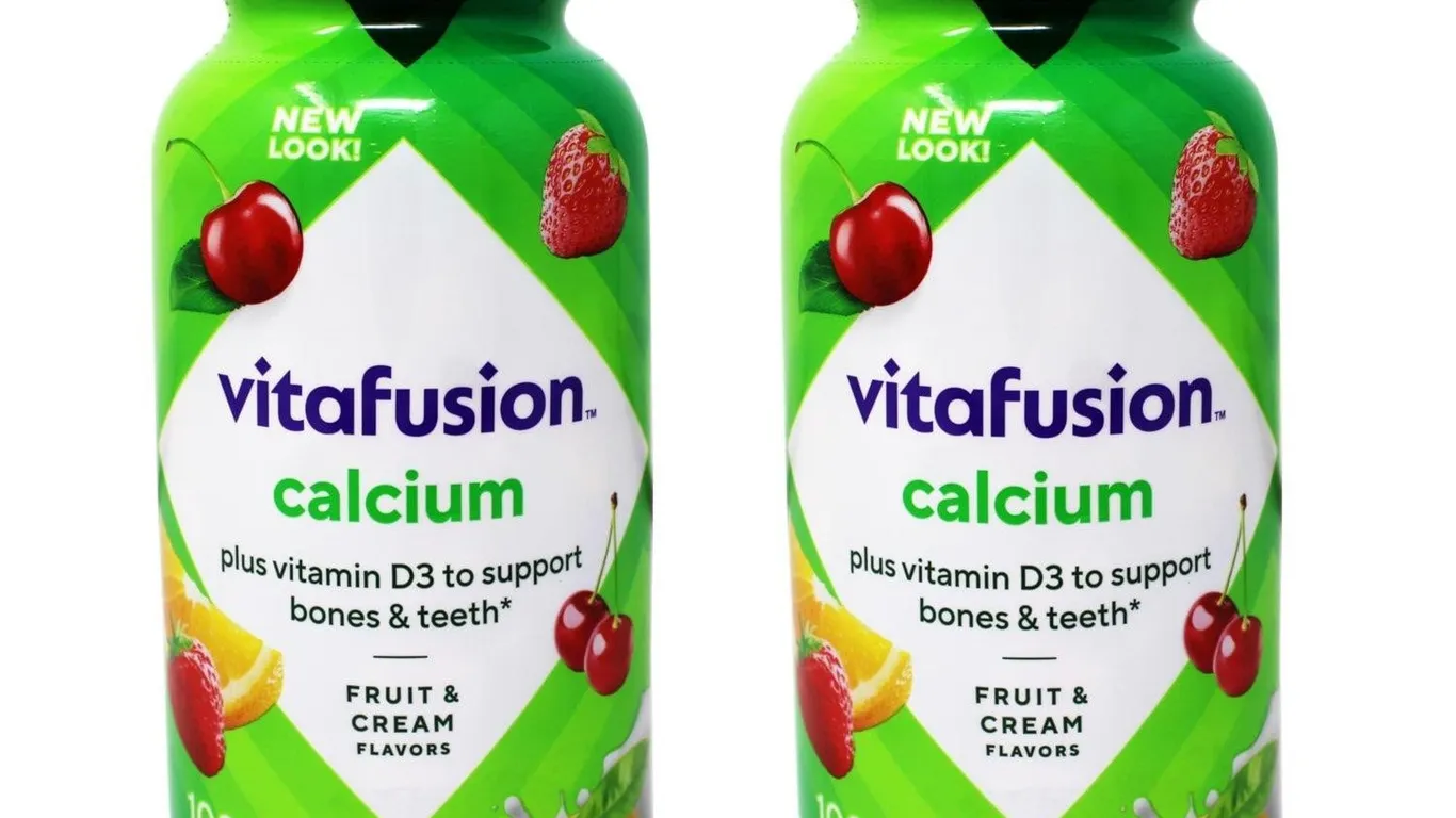 Vitafusion Calcium Gummies 500mg 100ct 2pk