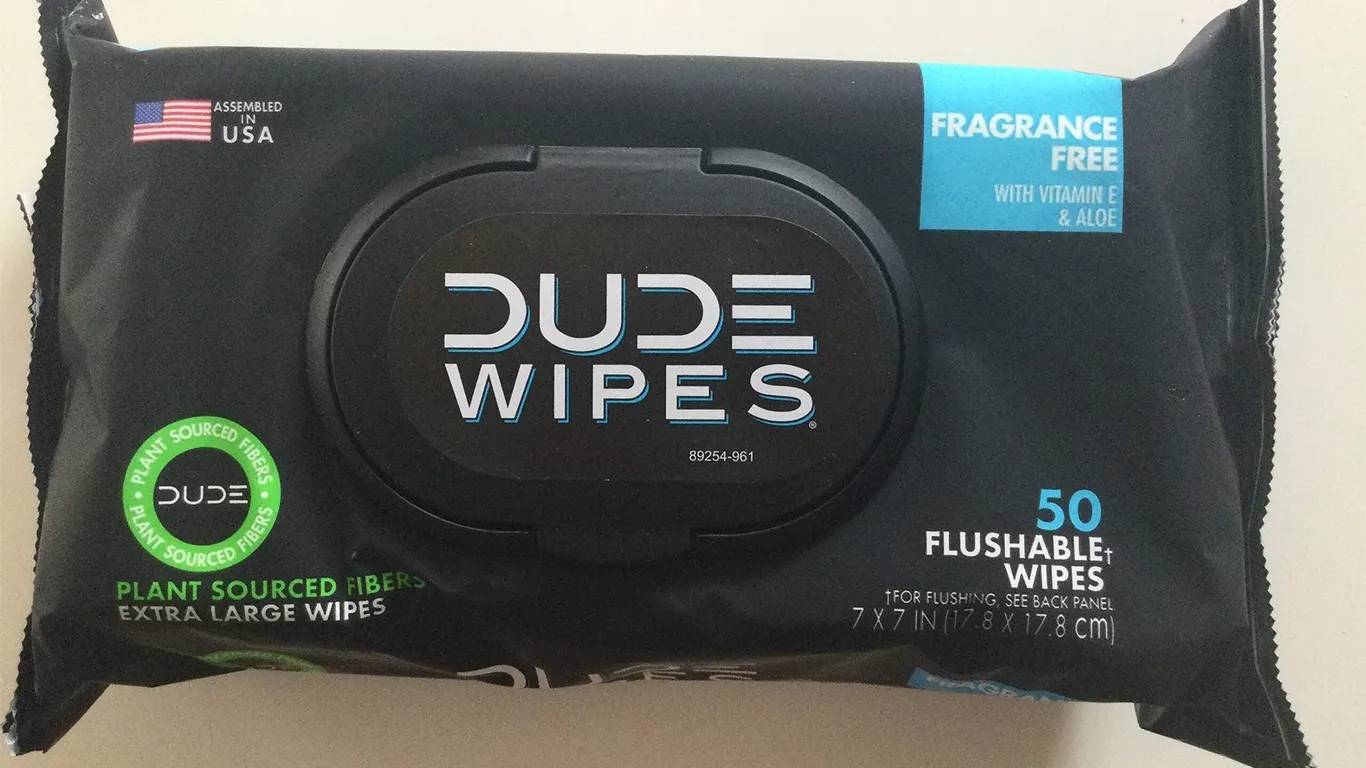 Dude Wipes Fragrance Free 100ct 2pk