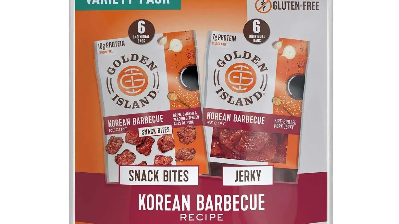 Golden Island Korean Barbecue Pork Jerky 12pk
