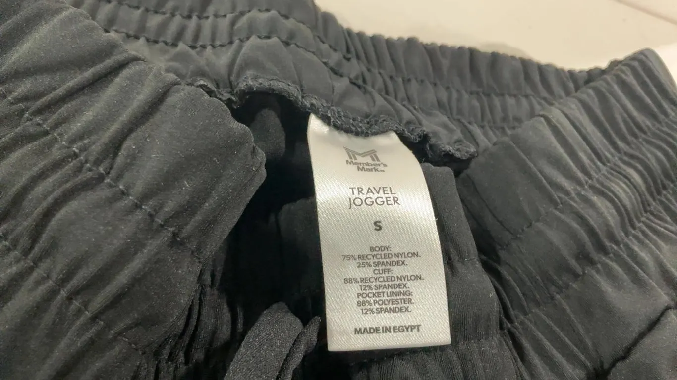 Travel Jogger Pants Black Small