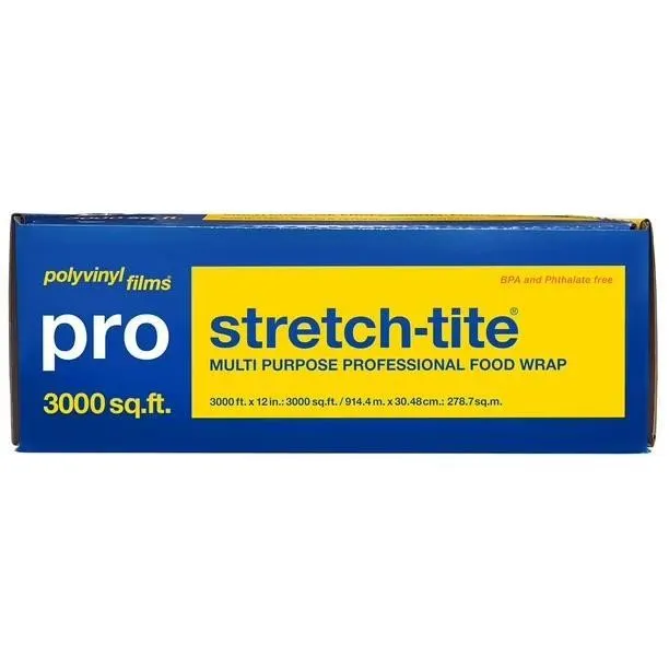 Stretch-Tite Plastic Food Wrap 12 x 3000 Sq Ft