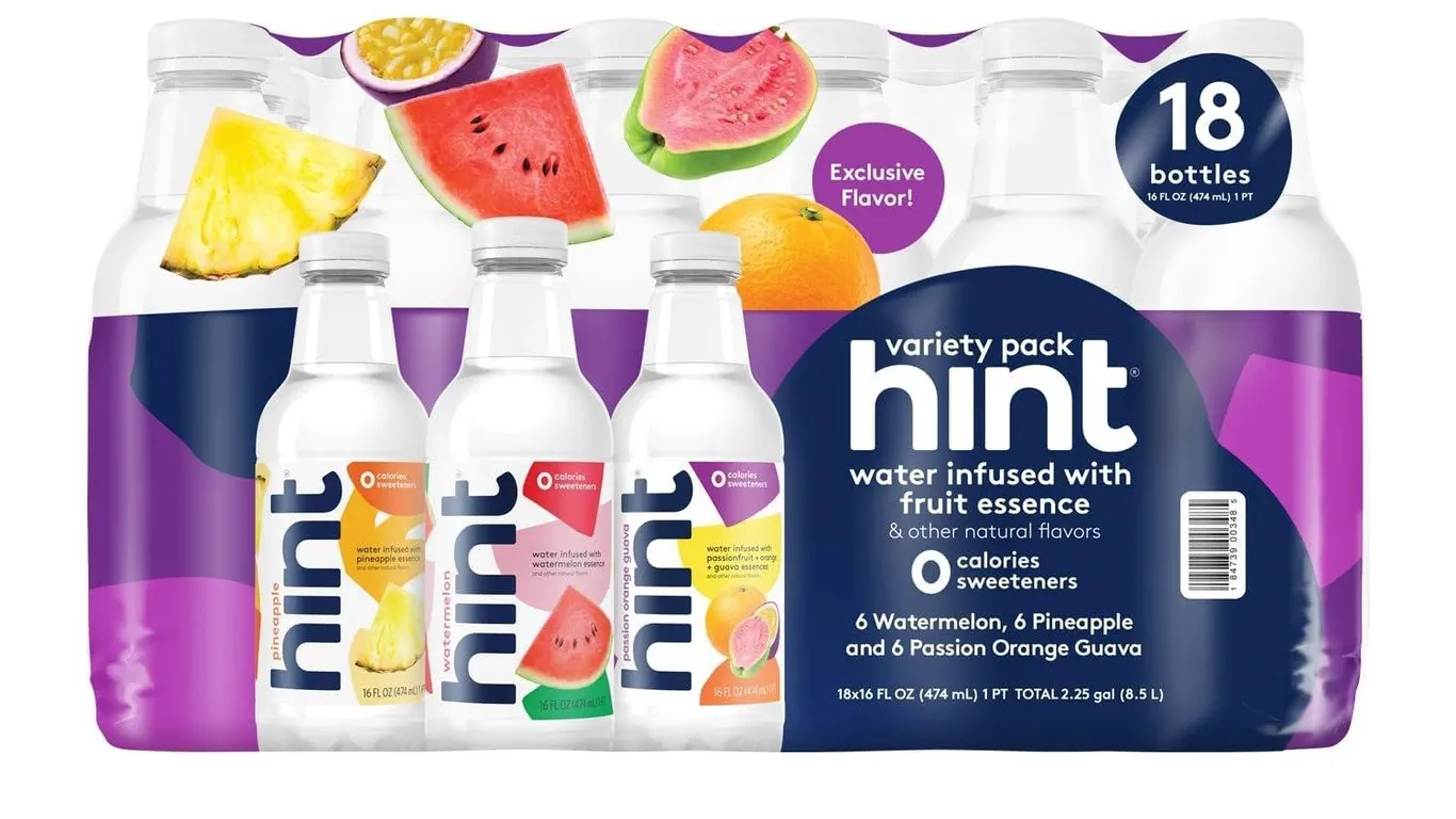 Hint Fruit-Infused Flavored Water 16oz 18pk