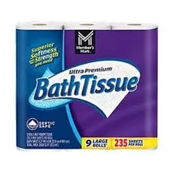 Ultra Premium Bath Tissue 9 Large Rolls