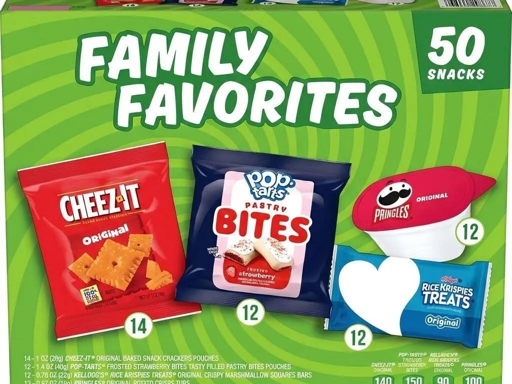 Kelloggs Family Favorites Variety Snack Mix 50pk