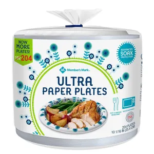 116 Inch Ultra Plates Multicolor 204ct