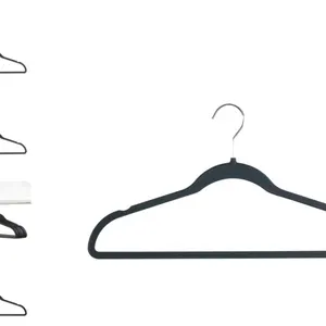 Heavy Duty Rubberized Suit Hangers 50ct