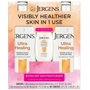 Jergens Ultra Healing Lotion 21 Fl Oz 3 Oz 3pk